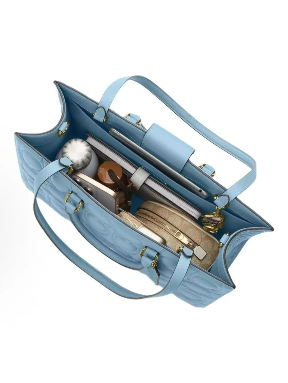coach Maggie Tote Bag In Signature Leather cy672